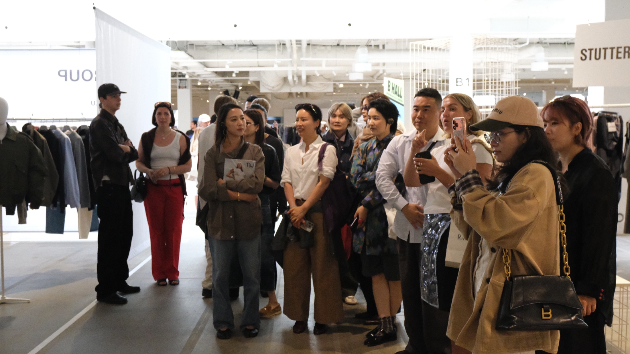 CIFF international buyer walkthrough for the FASHIONREAL delegation