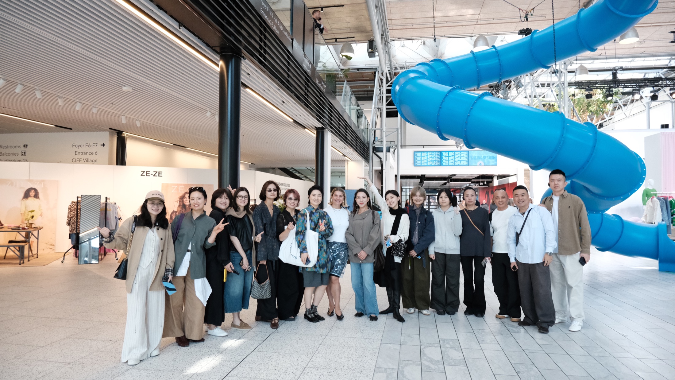 FASHIONREAL delegation of 14 Chinese buyers and two team members at CIFF 67